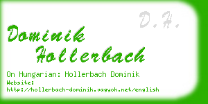 dominik hollerbach business card